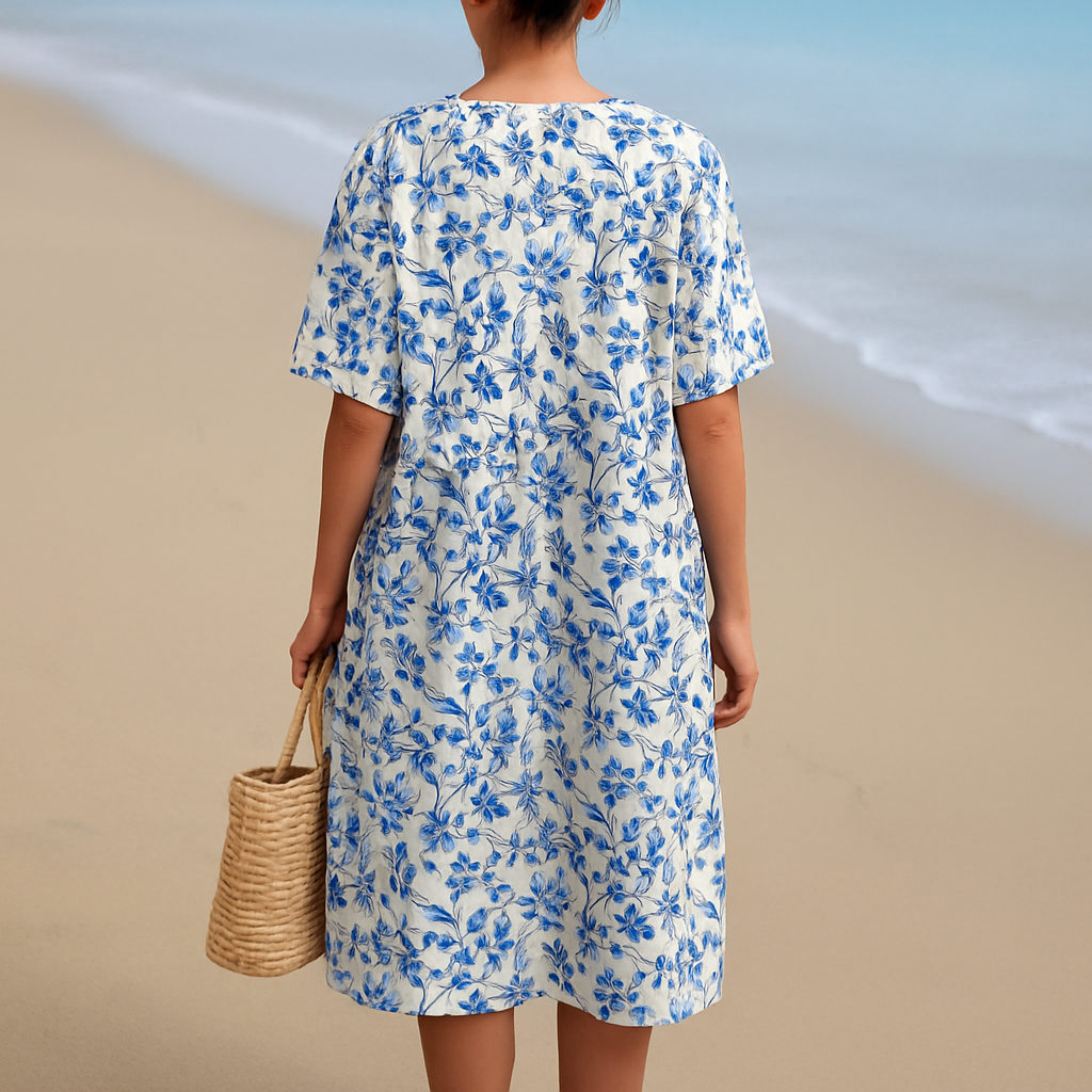 CRESSIDA – PORCELAIN BLOSSOM DRESS