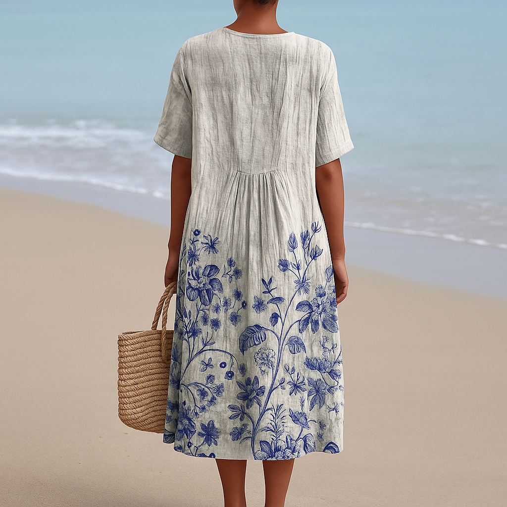 HELENNA – PORCELAIN BLOSSOM DRESS