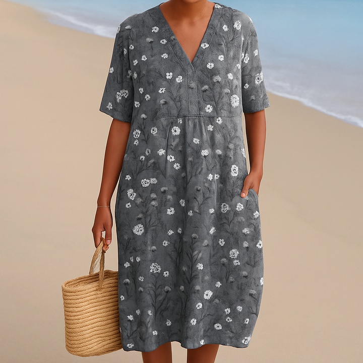 EVELINA – MOONLIT BLOSSOM DRESS