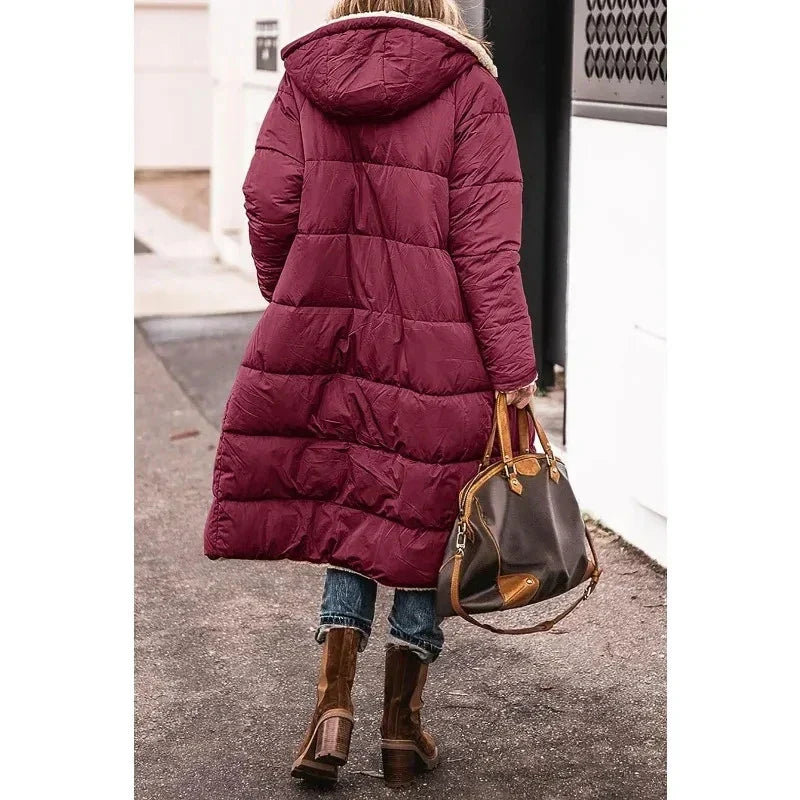 NADIA - LONG PLUSH-LINED WINTER COAT