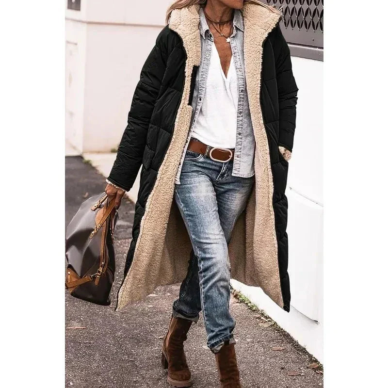 NADIA - LONG PLUSH-LINED WINTER COAT