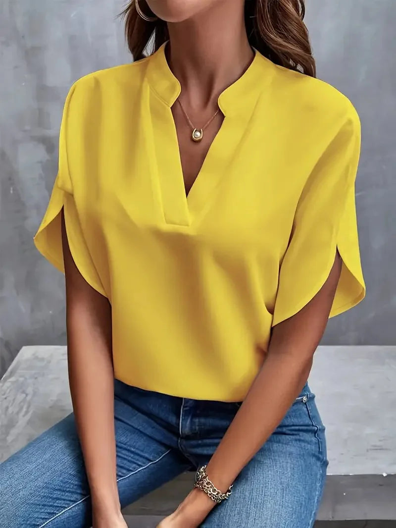 ALMA – SOFT DRAPE SHIRT BLOUSE