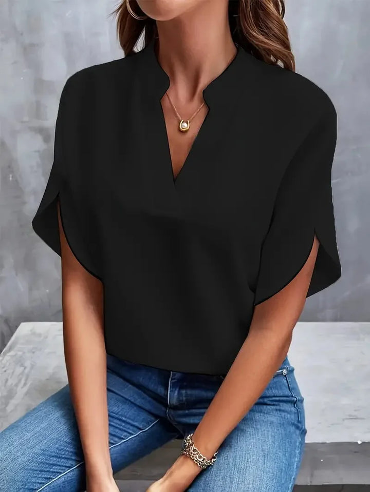ALMA – SOFT DRAPE SHIRT BLOUSE
