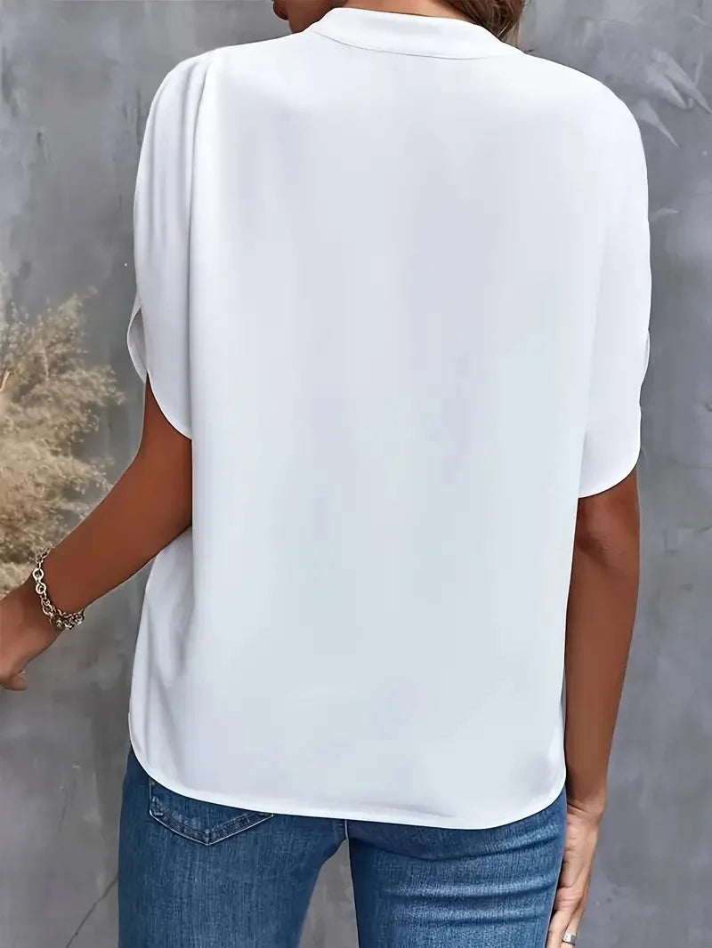 ALMA – SOFT DRAPE SHIRT BLOUSE