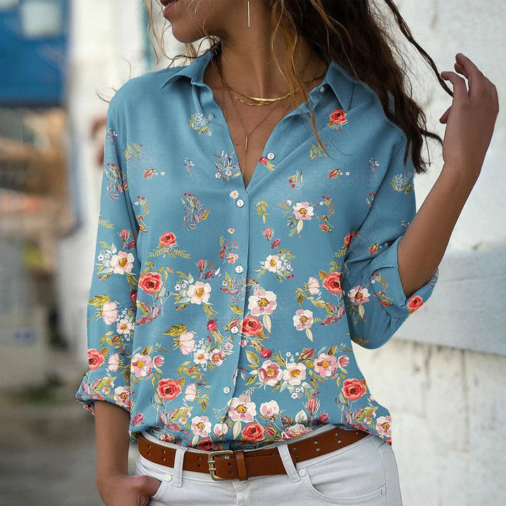 EMILIA - CHIC FASHION PRINT BLOUSE