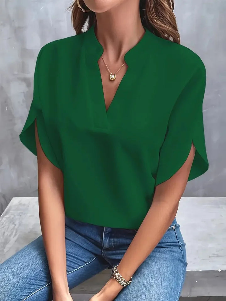 ALMA – SOFT DRAPE SHIRT BLOUSE