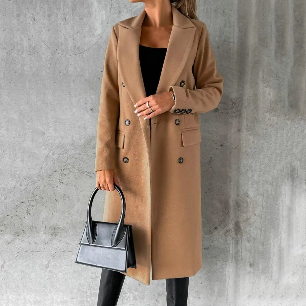 CLAUDIA - TIMELESS DOUBLE-BREASTED LONG COAT