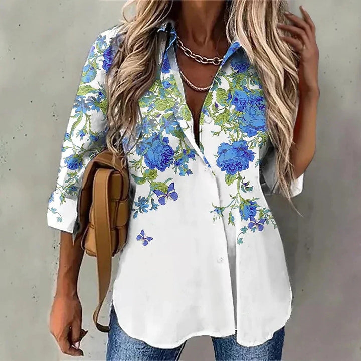 EMORY - CASUAL FLORAL BLOUSE