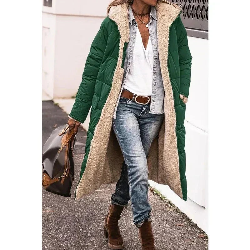 NADIA - LONG PLUSH-LINED WINTER COAT