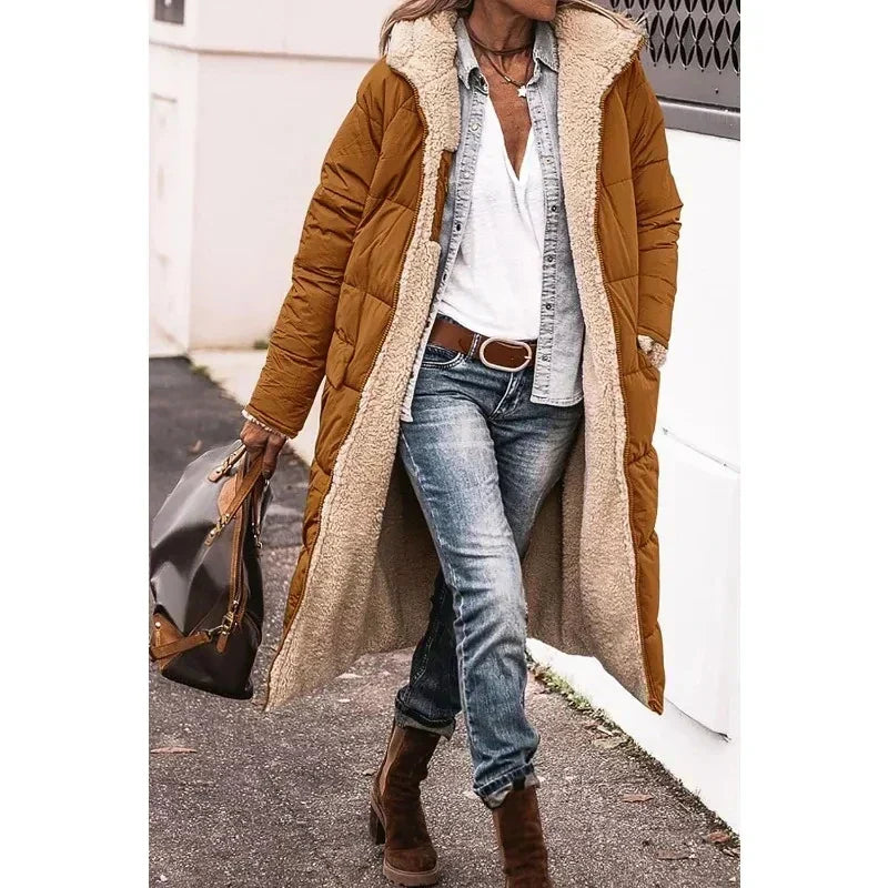 NADIA - LONG PLUSH-LINED WINTER COAT