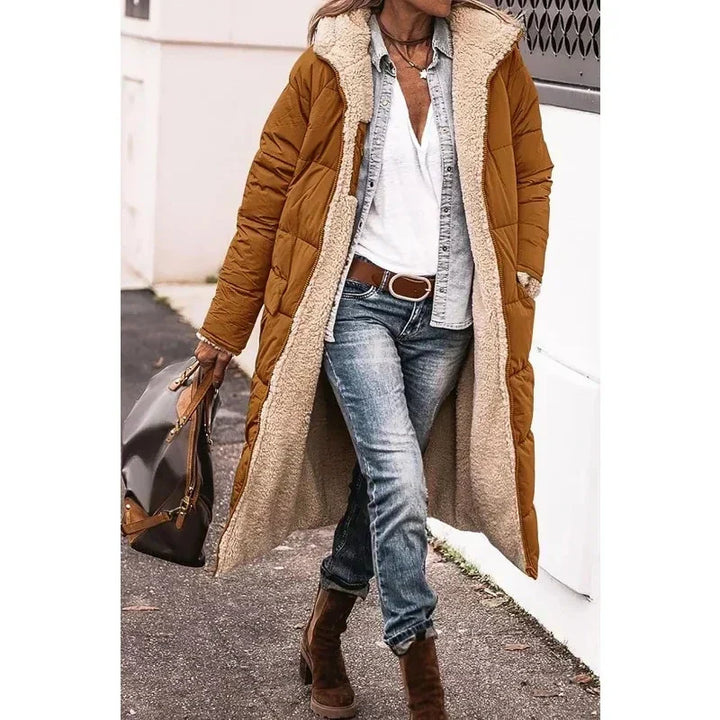 NADIA - LONG PLUSH-LINED WINTER COAT