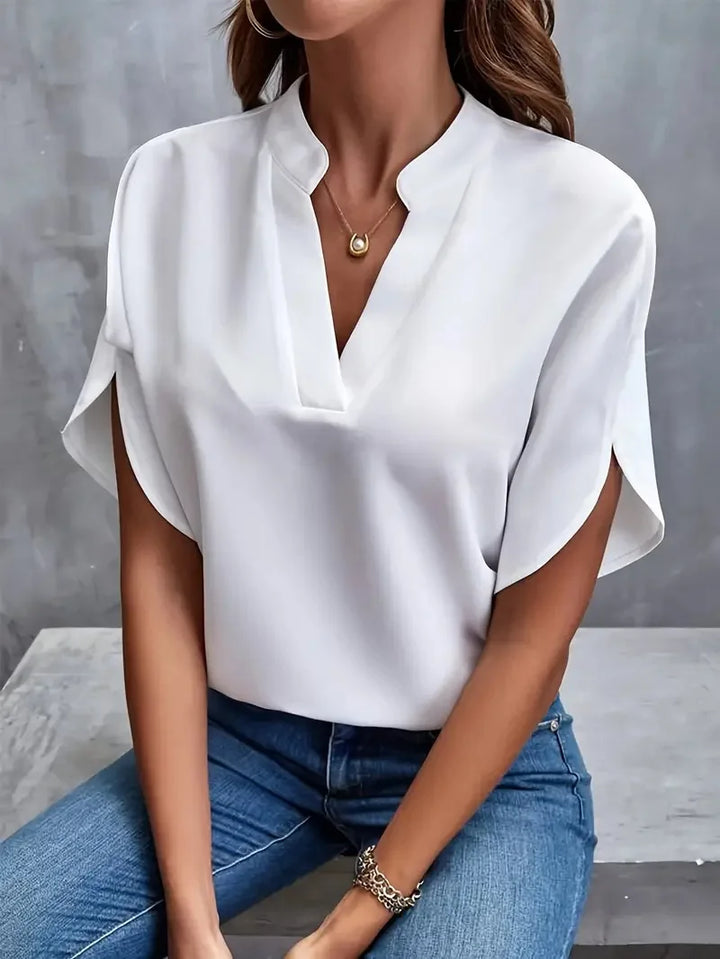 ALMA – SOFT DRAPE SHIRT BLOUSE