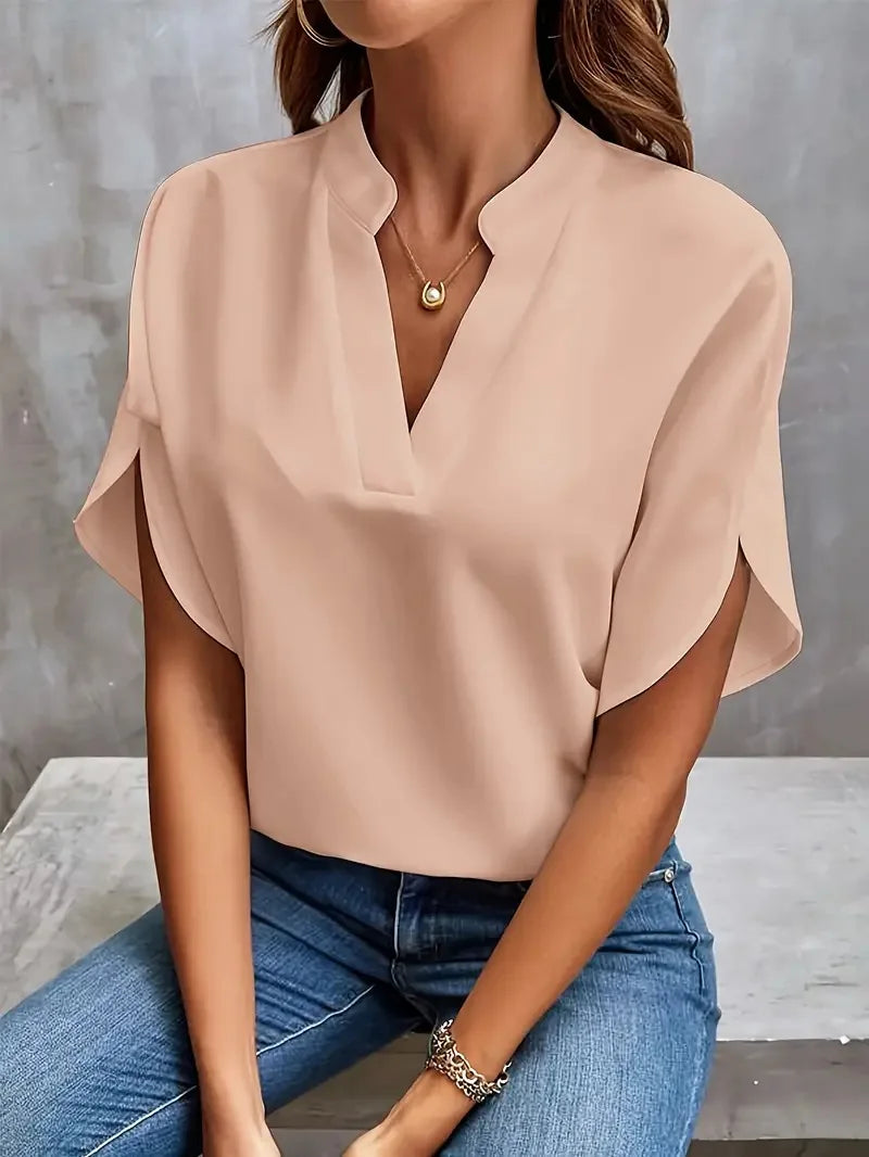 ALMA – SOFT DRAPE SHIRT BLOUSE