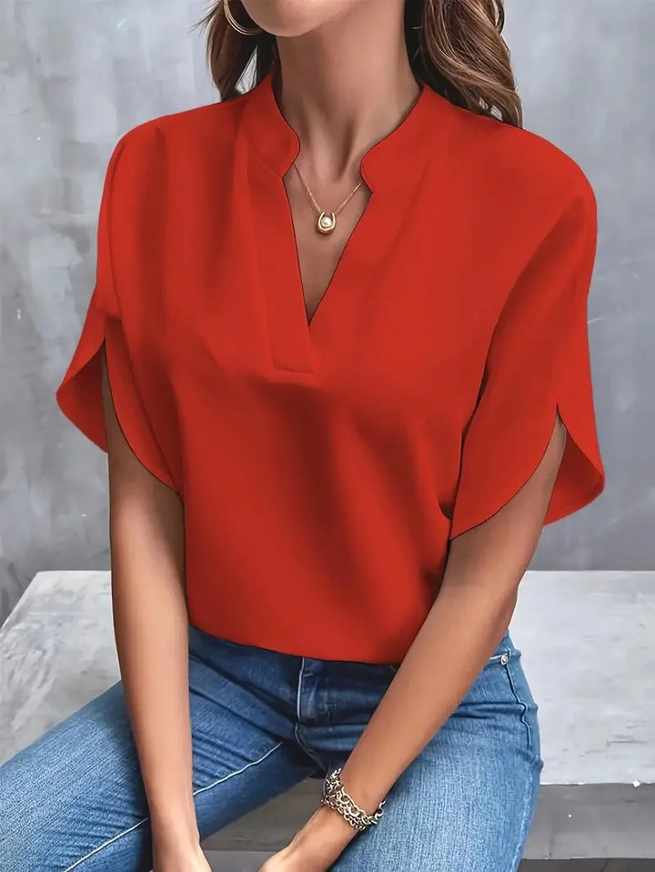 ALMA – SOFT DRAPE SHIRT BLOUSE