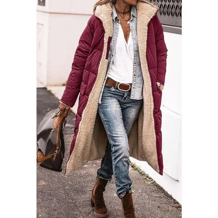 NADIA - LONG PLUSH-LINED WINTER COAT