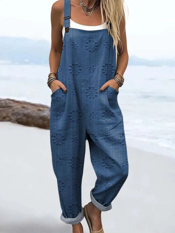 MARLENE – POLKA DOT FLORAL JUMPSUIT