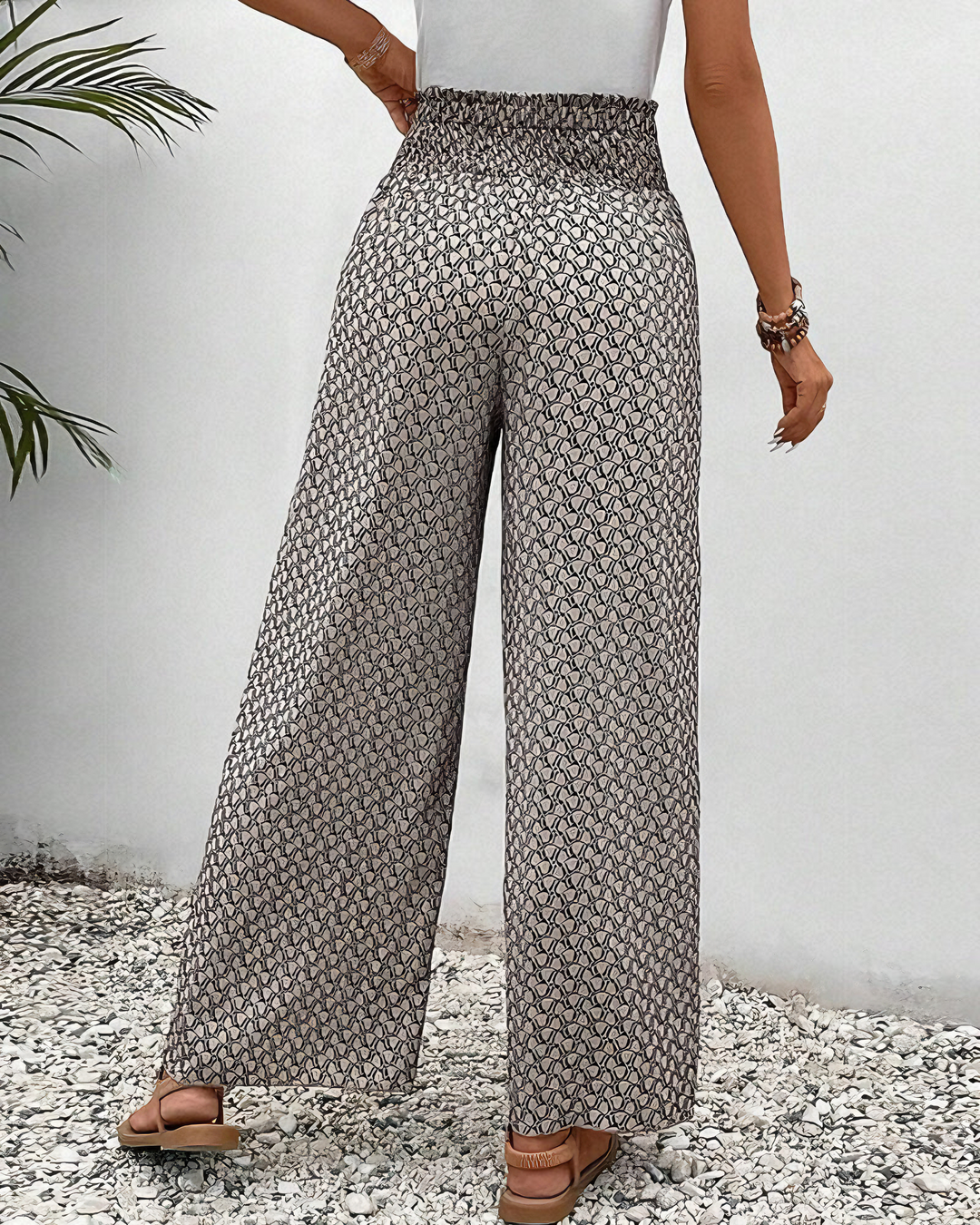 MICHELLE – FLOWY WIDE-LEG PANTS