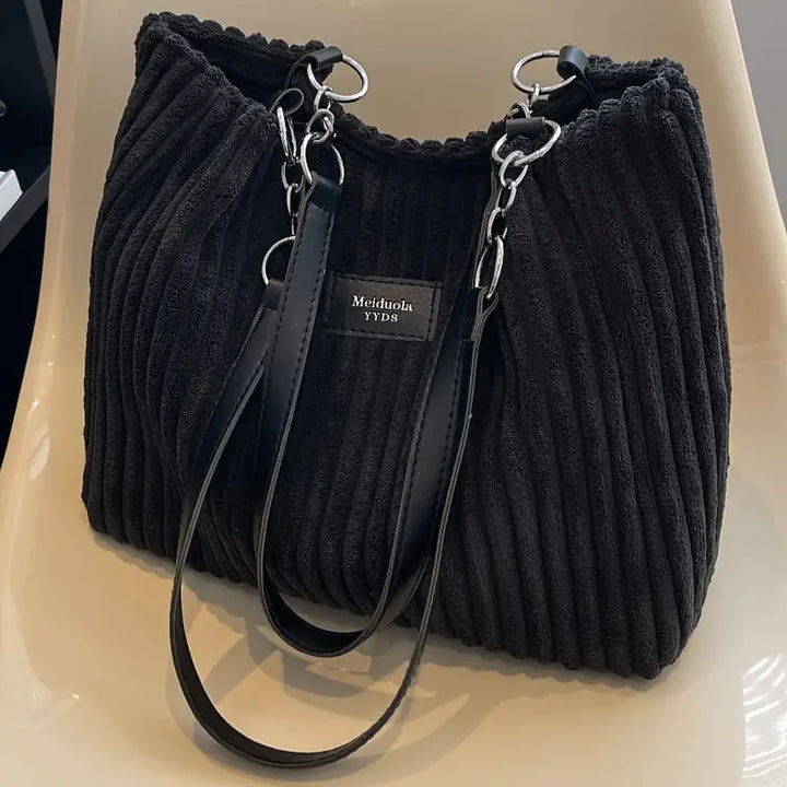 BRENDA – CORDUROY EVERYDAY TOTE