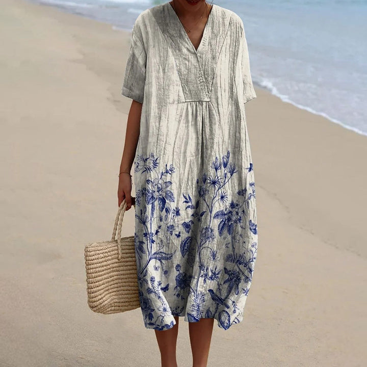HELENNA – PORCELAIN BLOSSOM DRESS