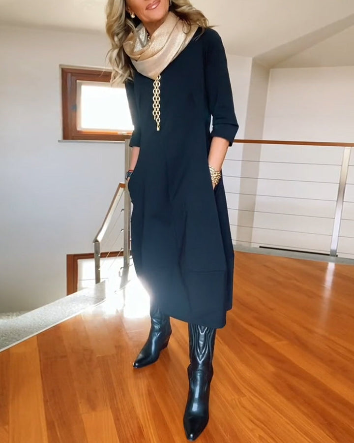 VANESSA – EVERYDAY ELEGANCE MIDI DRESS