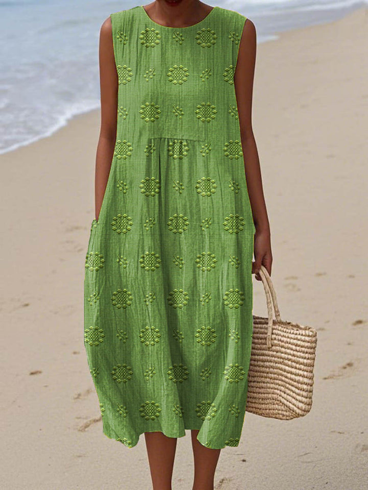 CELIA –  ELEGANT SLEEVELESS DRESS