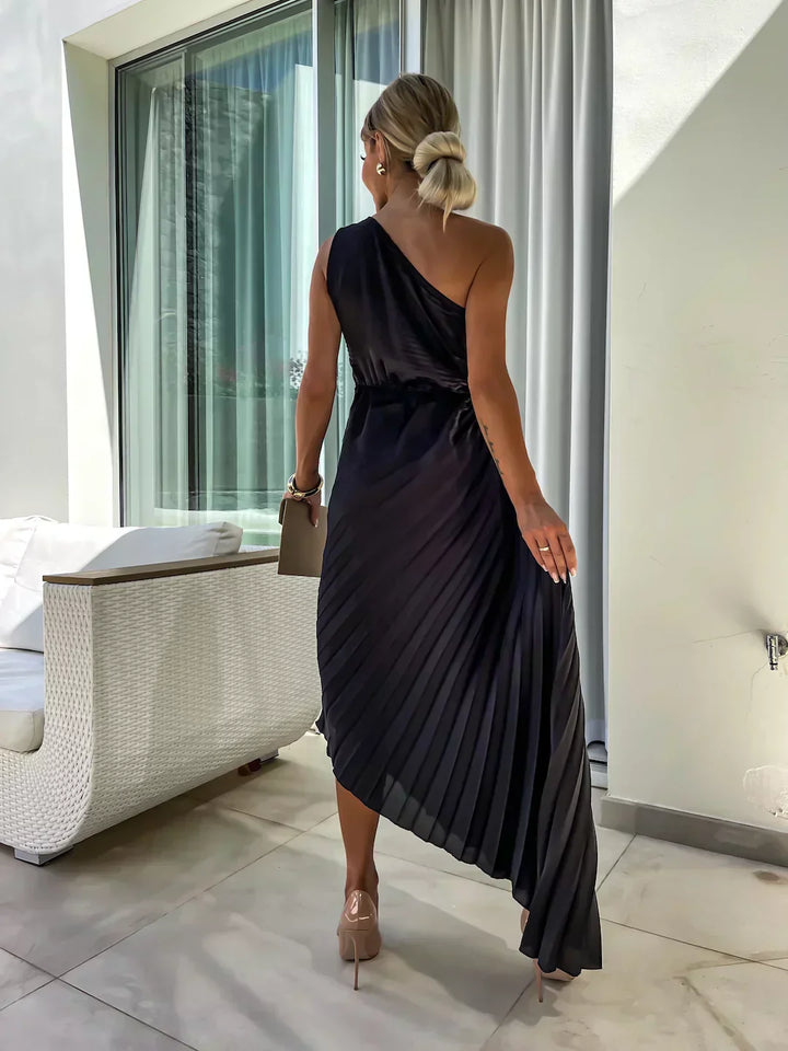 EVA - ELEGANT ASYMMETRIC PARTY DRESS