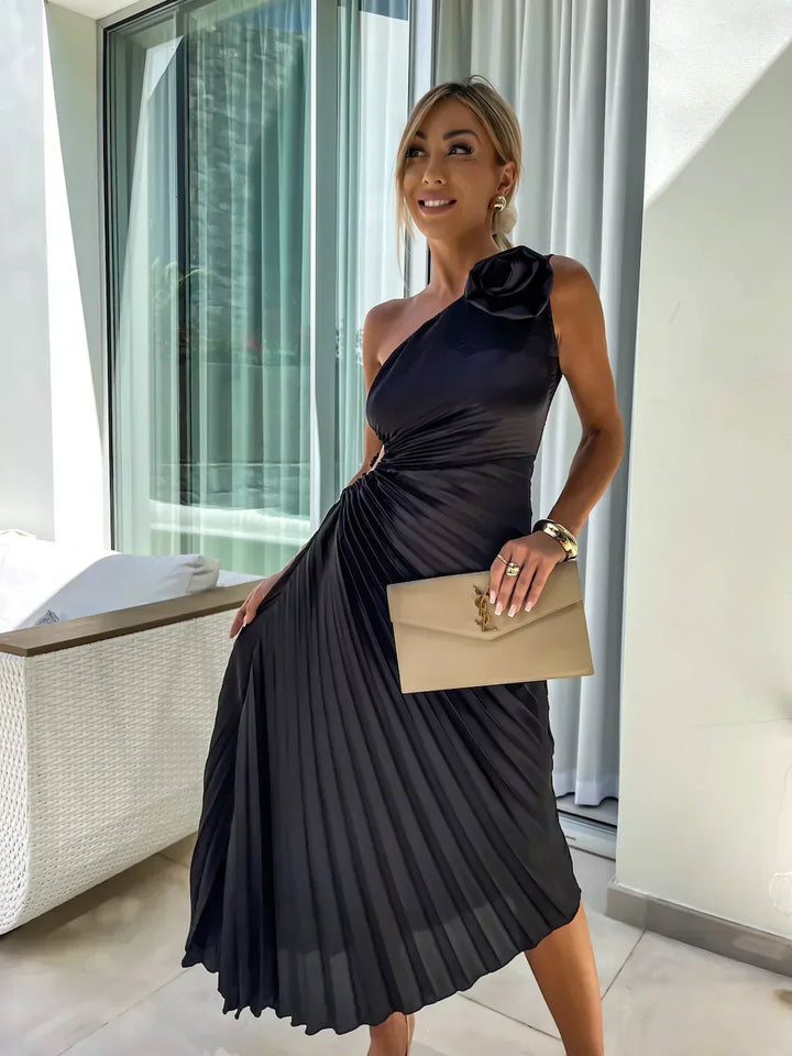 EVA - ELEGANT ASYMMETRIC PARTY DRESS