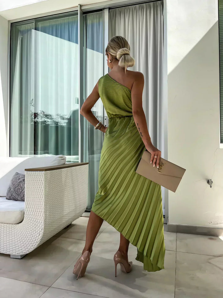 EVA - ELEGANT ASYMMETRIC PARTY DRESS