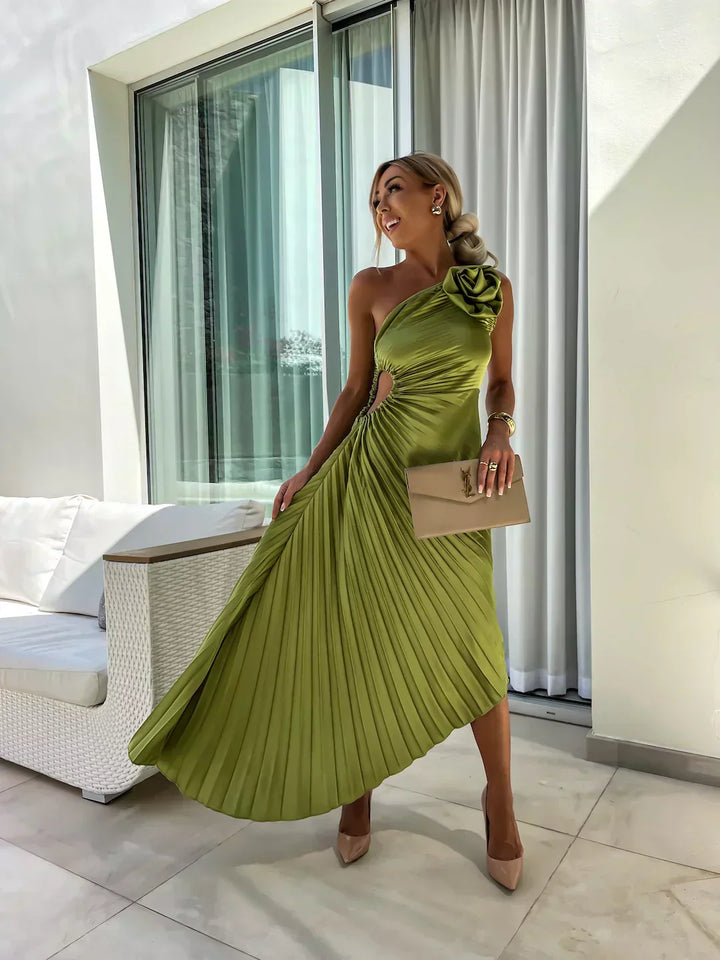EVA - ELEGANT ASYMMETRIC PARTY DRESS