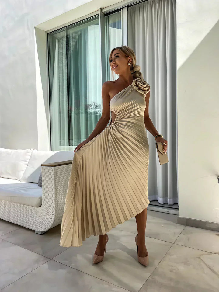 EVA - ELEGANT ASYMMETRIC PARTY DRESS