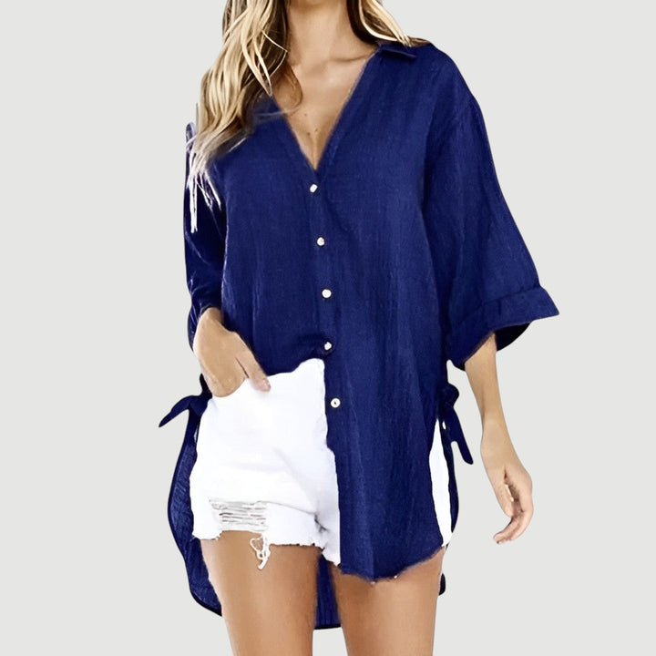 ALANA – BUTTON-UP SHIRT BLOUSE