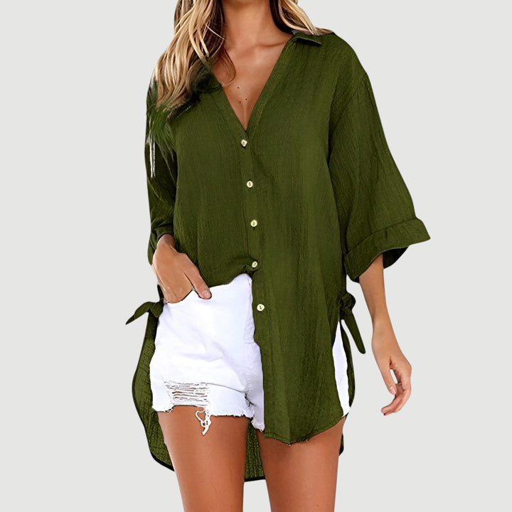 ALANA – BUTTON-UP SHIRT BLOUSE