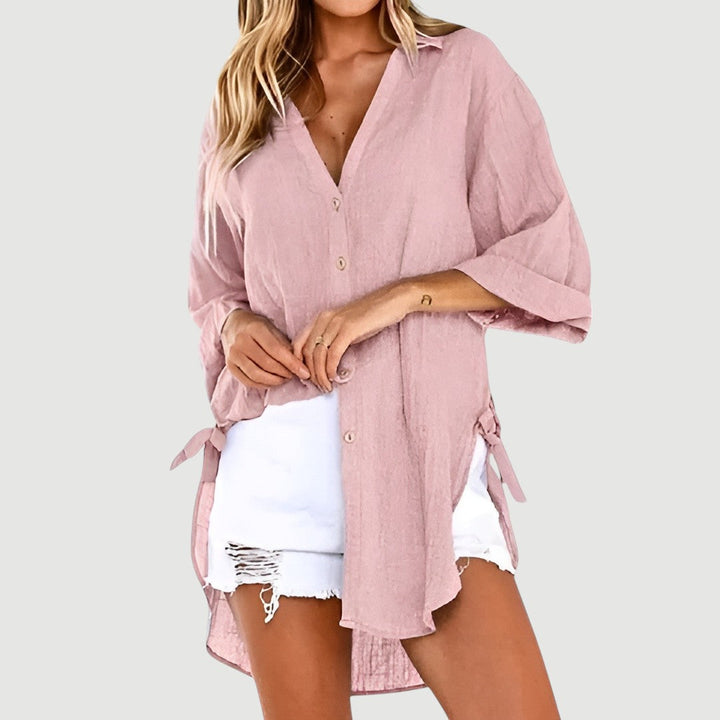 ALANA – BUTTON-UP SHIRT BLOUSE