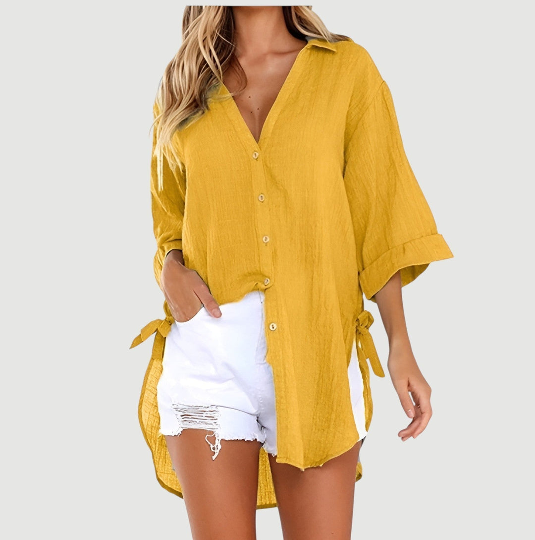 ALANA – BUTTON-UP SHIRT BLOUSE