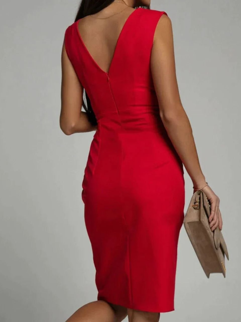 ALEXIS - ELEGANT SCULPTED EVENING DRESS