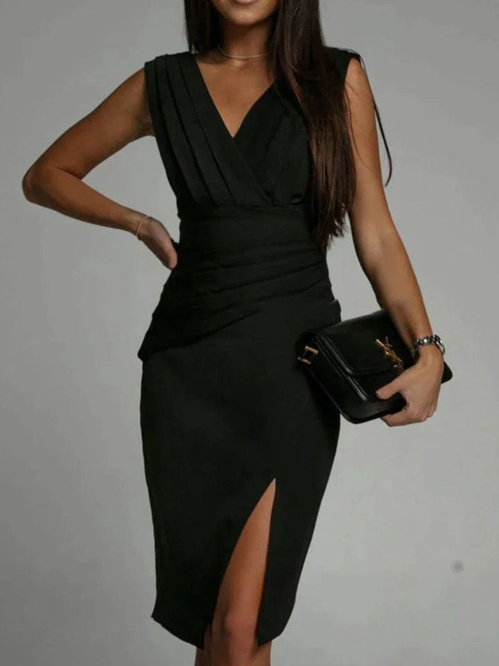 ALEXIS - ELEGANT SCULPTED EVENING DRESS