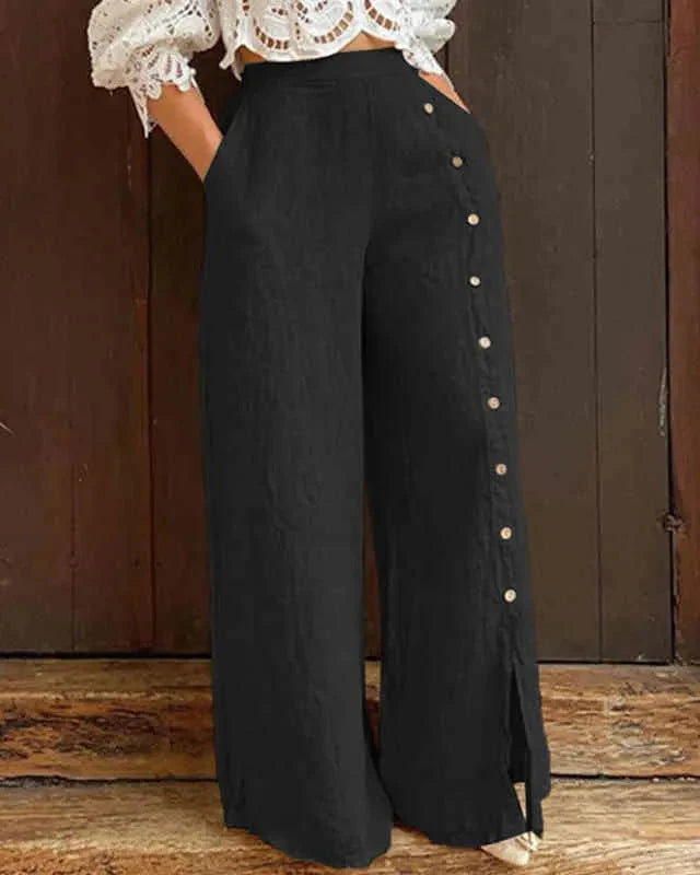 ANGELA – SOFT WIDE-LEG COMFORT PANTS