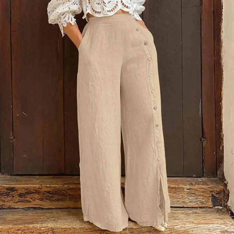 ANGELA – SOFT WIDE-LEG COMFORT PANTS