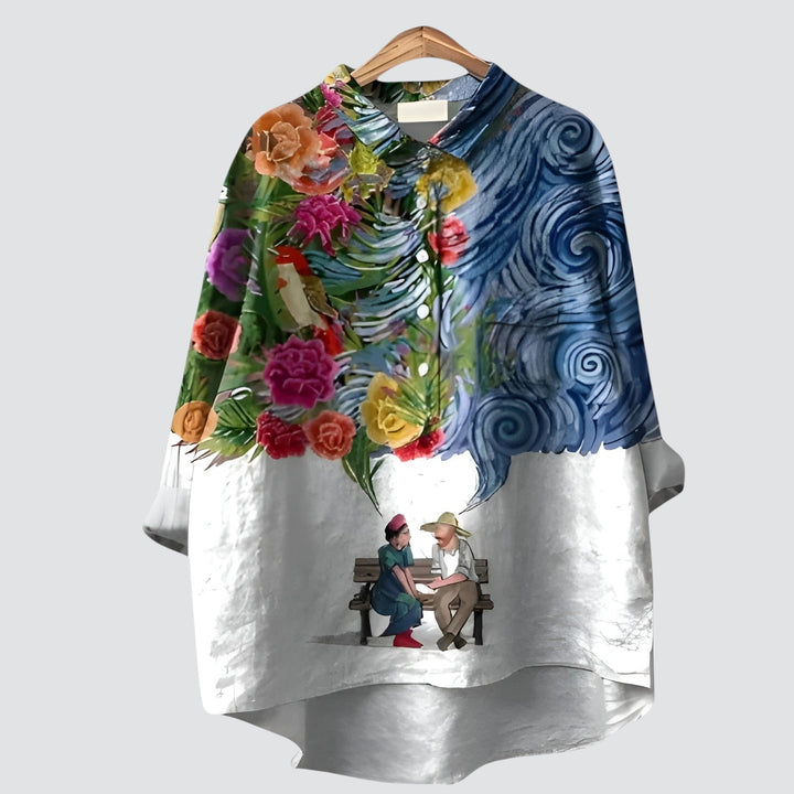 EUDORA – ARTISTIC TOUCH SHIRT BLOUSE